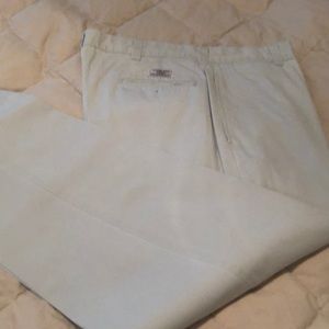 Flat front stone colored pants